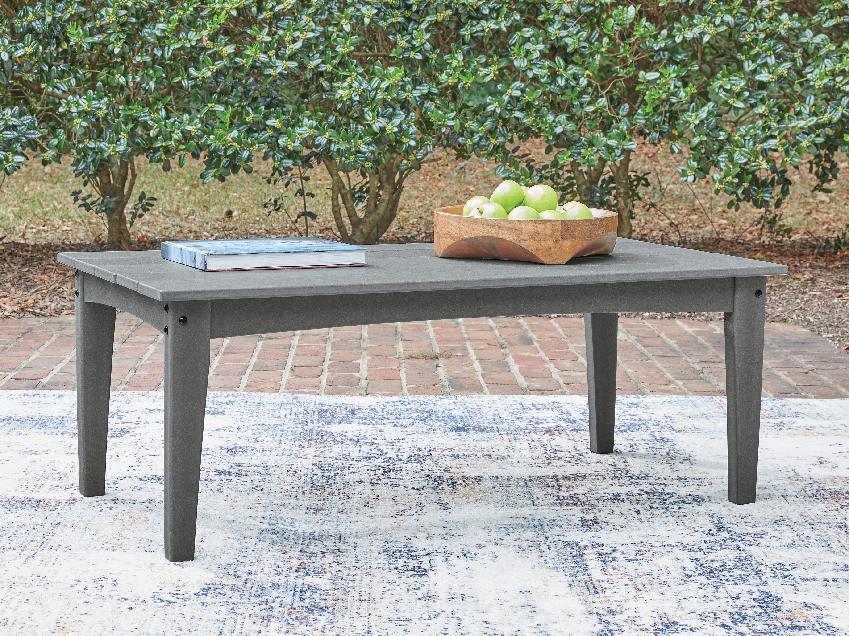 Sectionals for Less - Ashley Furniture - Cove Beach Outdoor - Rectangular Cocktail Table / Gray - PCP803-701