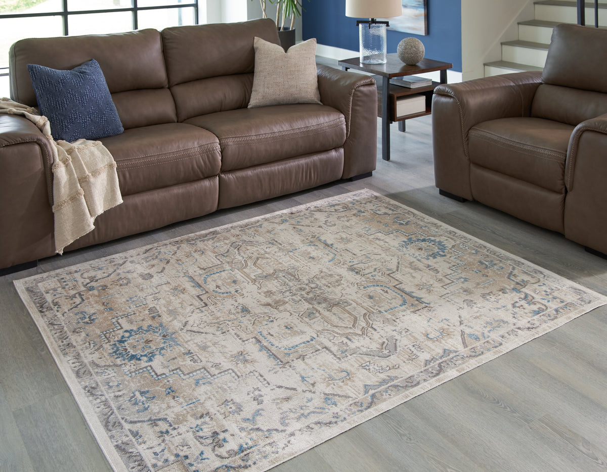 Sectionals for Less - Ashley Furniture - Barkham Rug - 7'10" x 10' Washable Rug / Multi - R405551