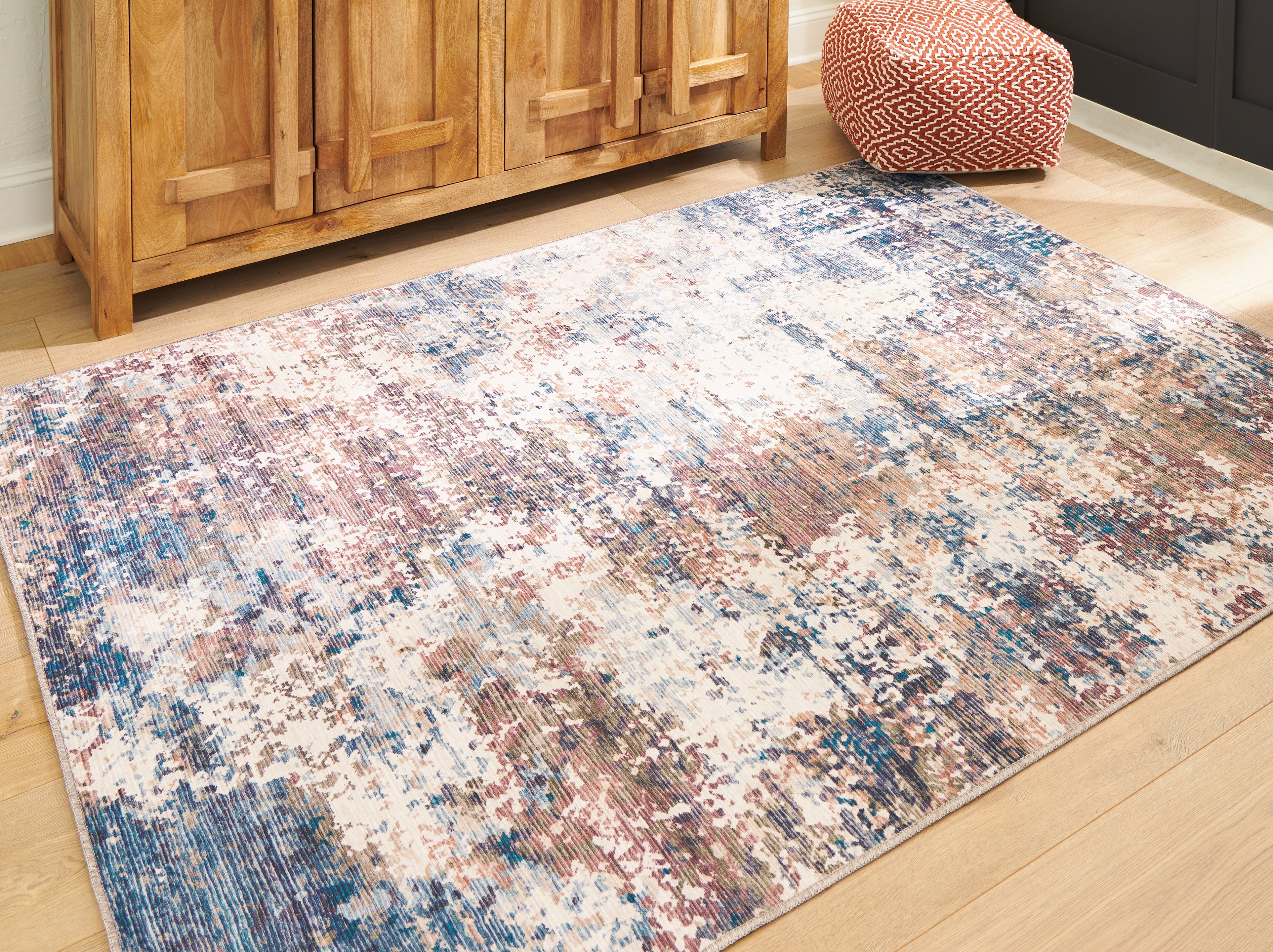Sectionals for Less - Ashley Furniture - Willbertal Rug - 5'2" x 7' Washable Rug / Multi - R406652