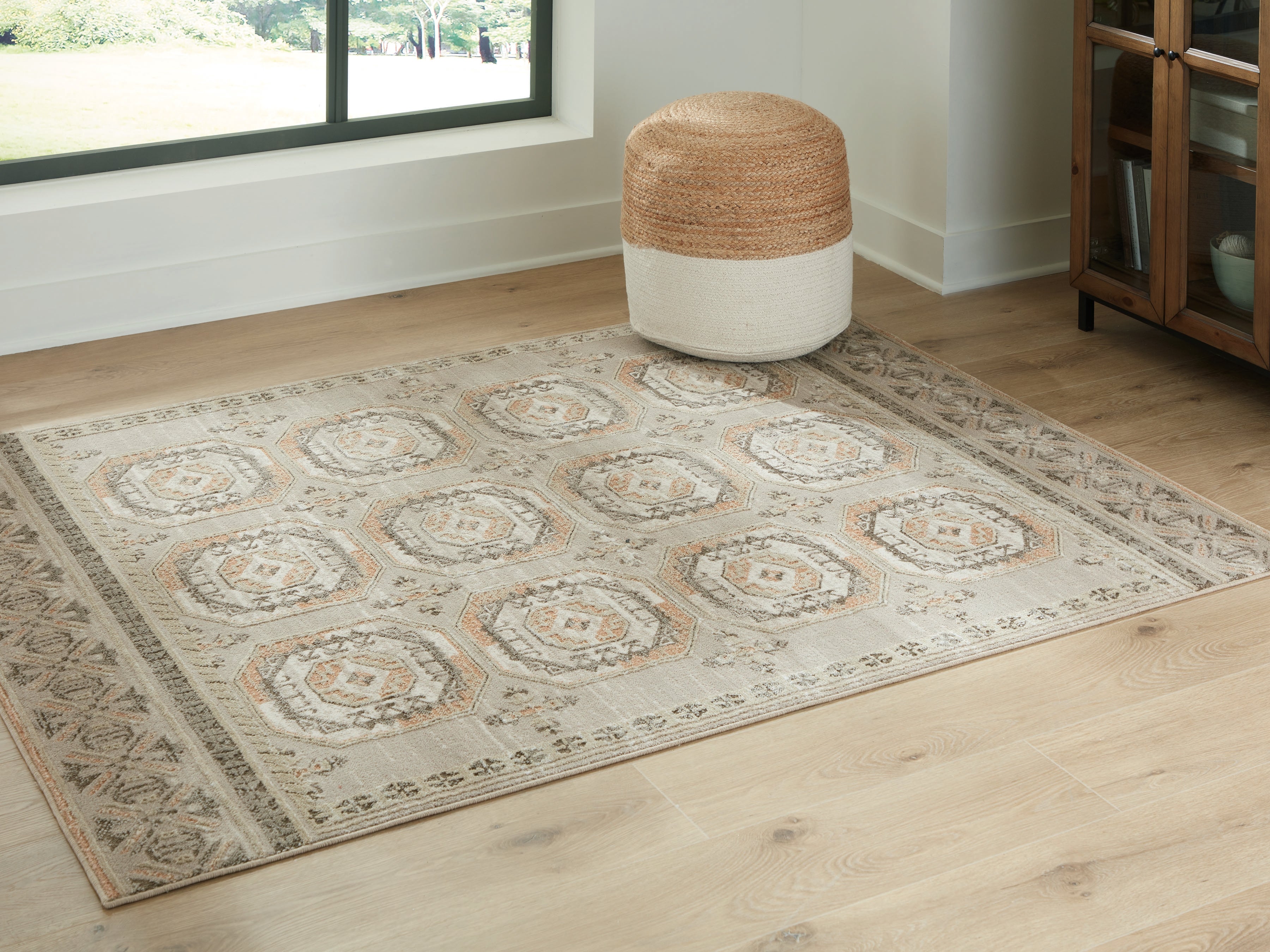 Sectionals for Less - Ashley Furniture - Bachby Rug - 5'3" x 7' Area Rug / Multi - R407682