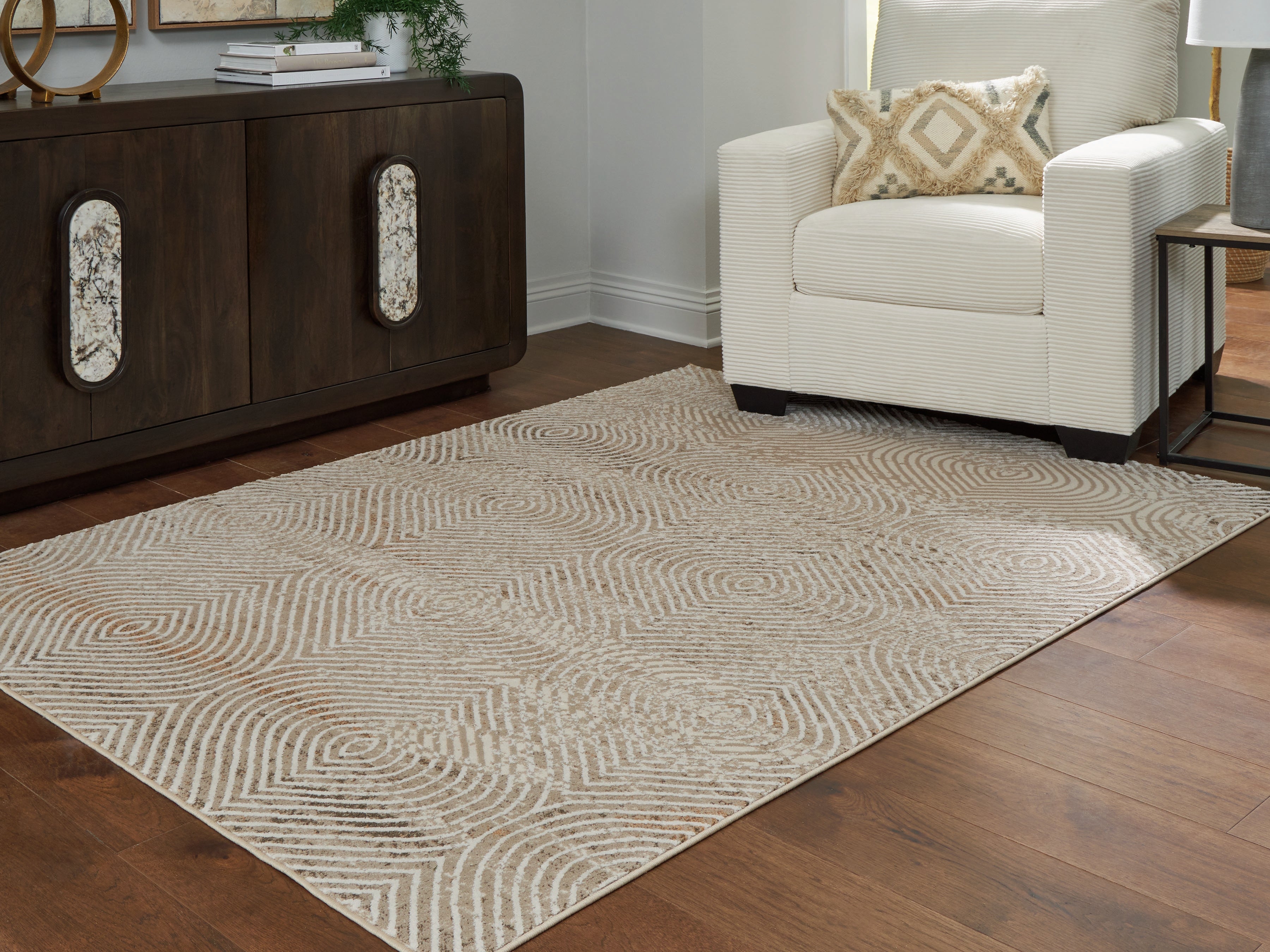 Sectionals for Less - Ashley Furniture - Bachus Rug - 5'3" x 7' Area Rug / Multi - R407752
