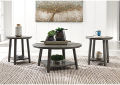 Sectionals for Less - Ashley Furniture - Caitbrook Table (Set of 3) - Occasional Table Set (3/CN) / Gray - T188-13