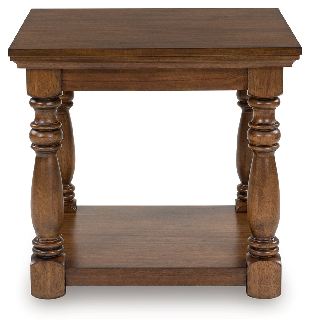 Sectionals for Less - Ashley Furniture - Sturlayne End Table - Rectangular End Table / Brown - T609-3