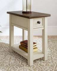 Sectionals for Less - Ashley Furniture - Bolanburg Chairside End Table - Chair Side End Table / Two-tone - T637-107