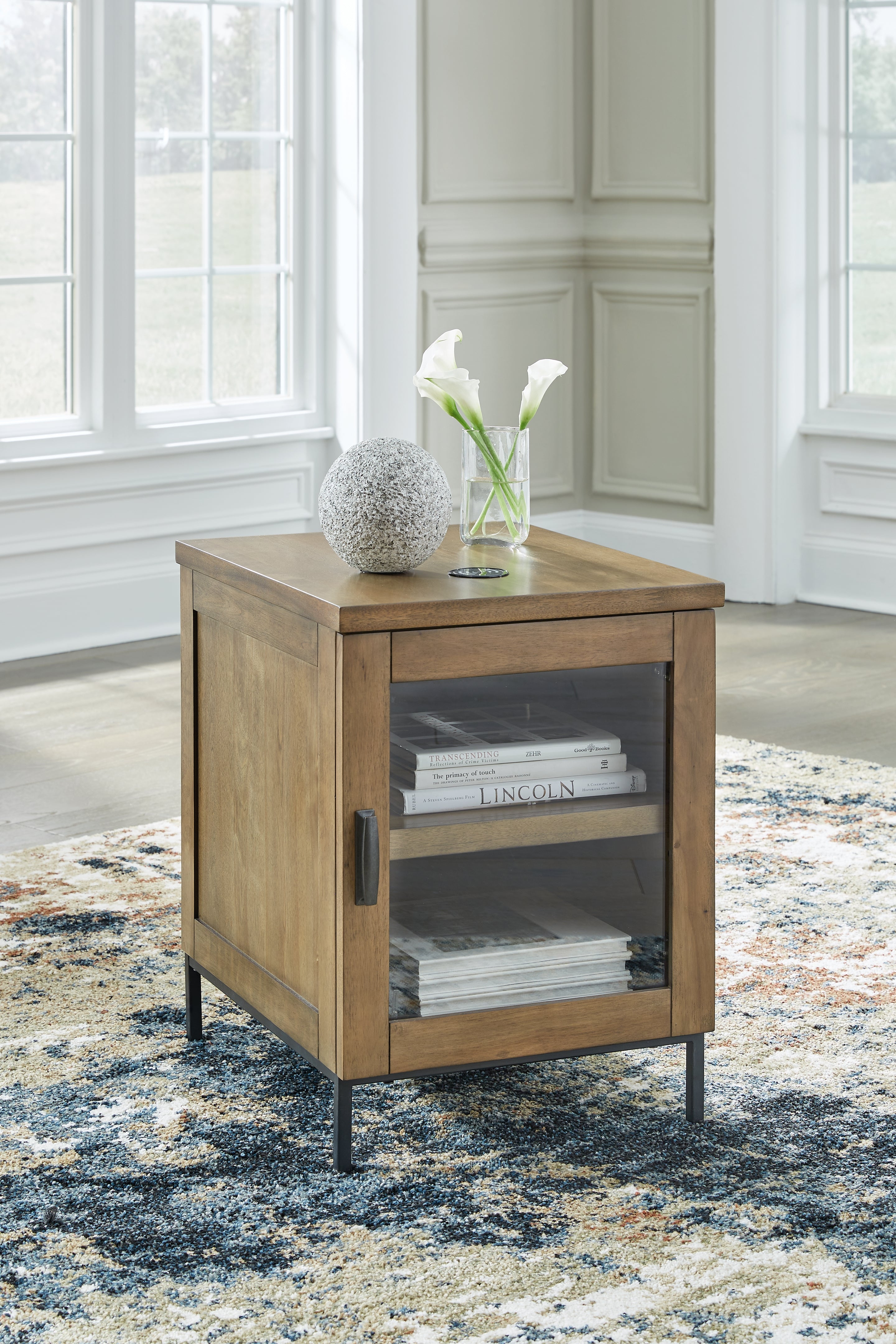 Sectionals for Less - Ashley Furniture - Torlanta Chairside End Table - Chair Side End Table / Brown - T686-7