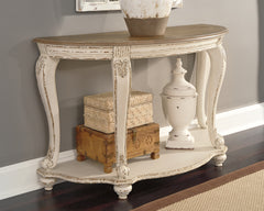Sectionals for Less - Ashley Furniture - Realyn Sofa Table - Sofa Table / White/Brown - T743-4