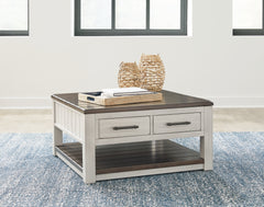 Sectionals for Less - Ashley Furniture - Darborn Lift-Top Coffee Table - Lift Top Cocktail Table / Gray/Brown - T796-00
