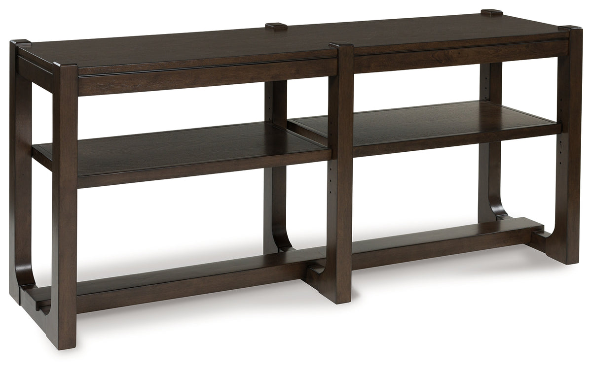 Sectionals for Less - Ashley Furniture - Breckington Sofa Table - Sofa Table / Dark Brown - T856-4