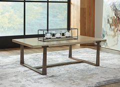 Sectionals for Less - Ashley Furniture - Dalenville Coffee Table - Rectangular Cocktail Table / Gray - T965-1