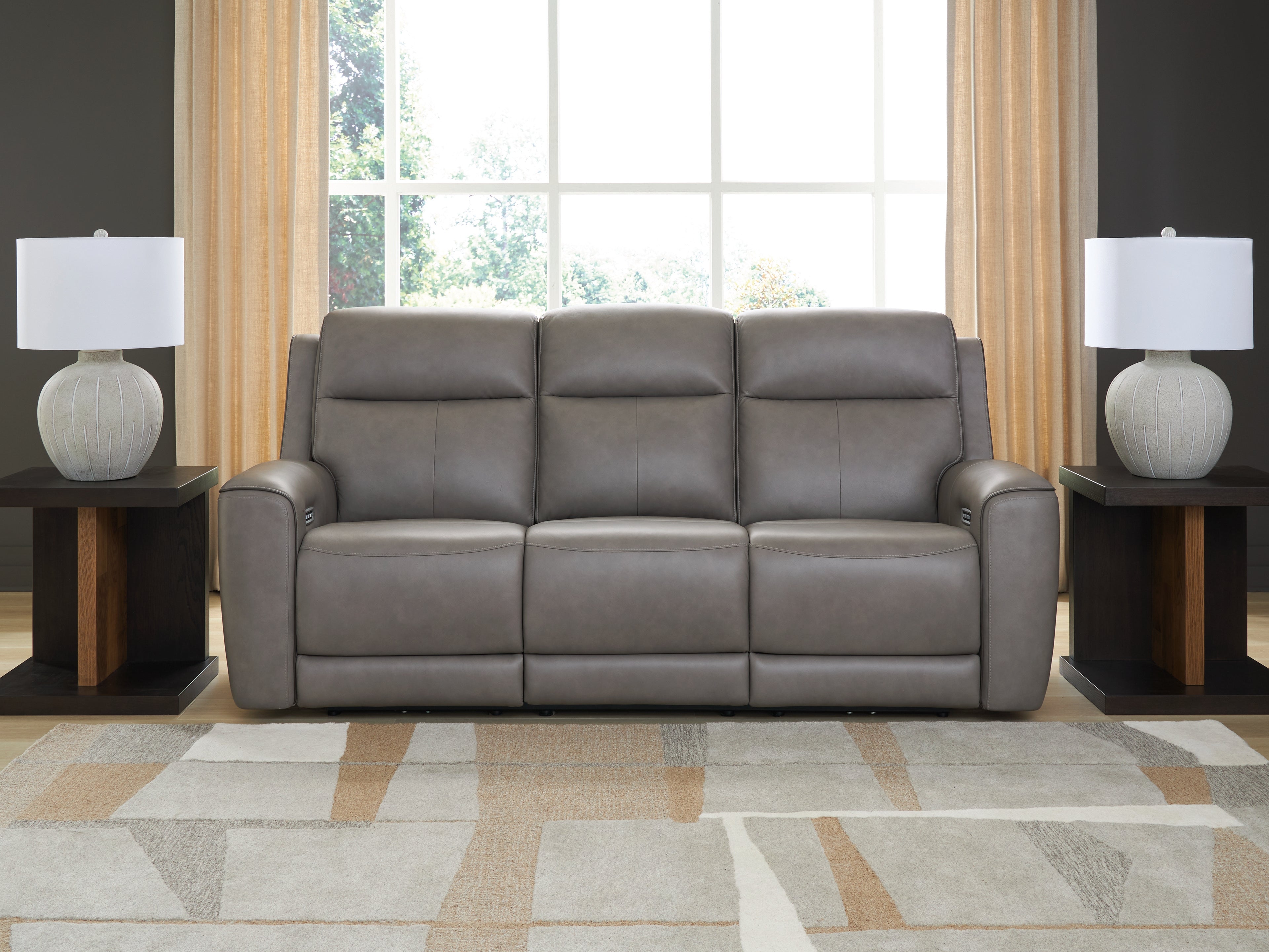Sectionals for Less - Ashley Furniture - 5Z-Comfort Living Room - PWR REC Sofa with ADJ Headrest / Coin - PCU1090015