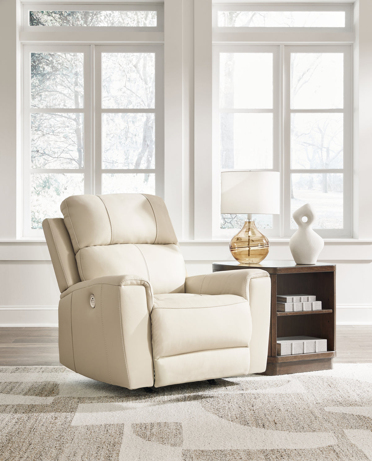 Sectionals for Less - Ashley Furniture - Dahlmoore Living Room - Reclining Power Sofa / Almond - U1320087