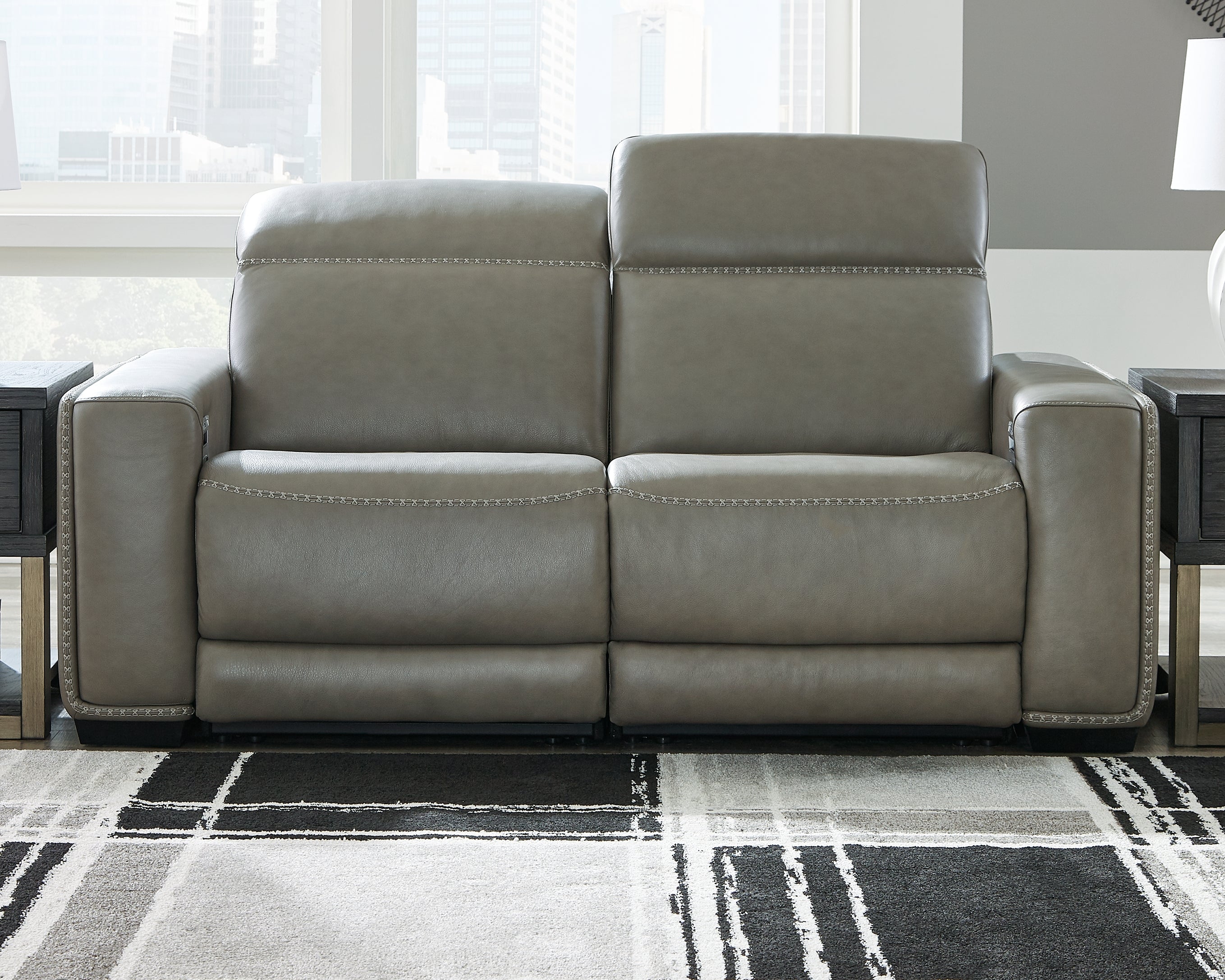 Sectionals for Less - Ashley Furniture - Correze Sectional - 2-Piece Power Reclining Sectional / Gray - U94202S10