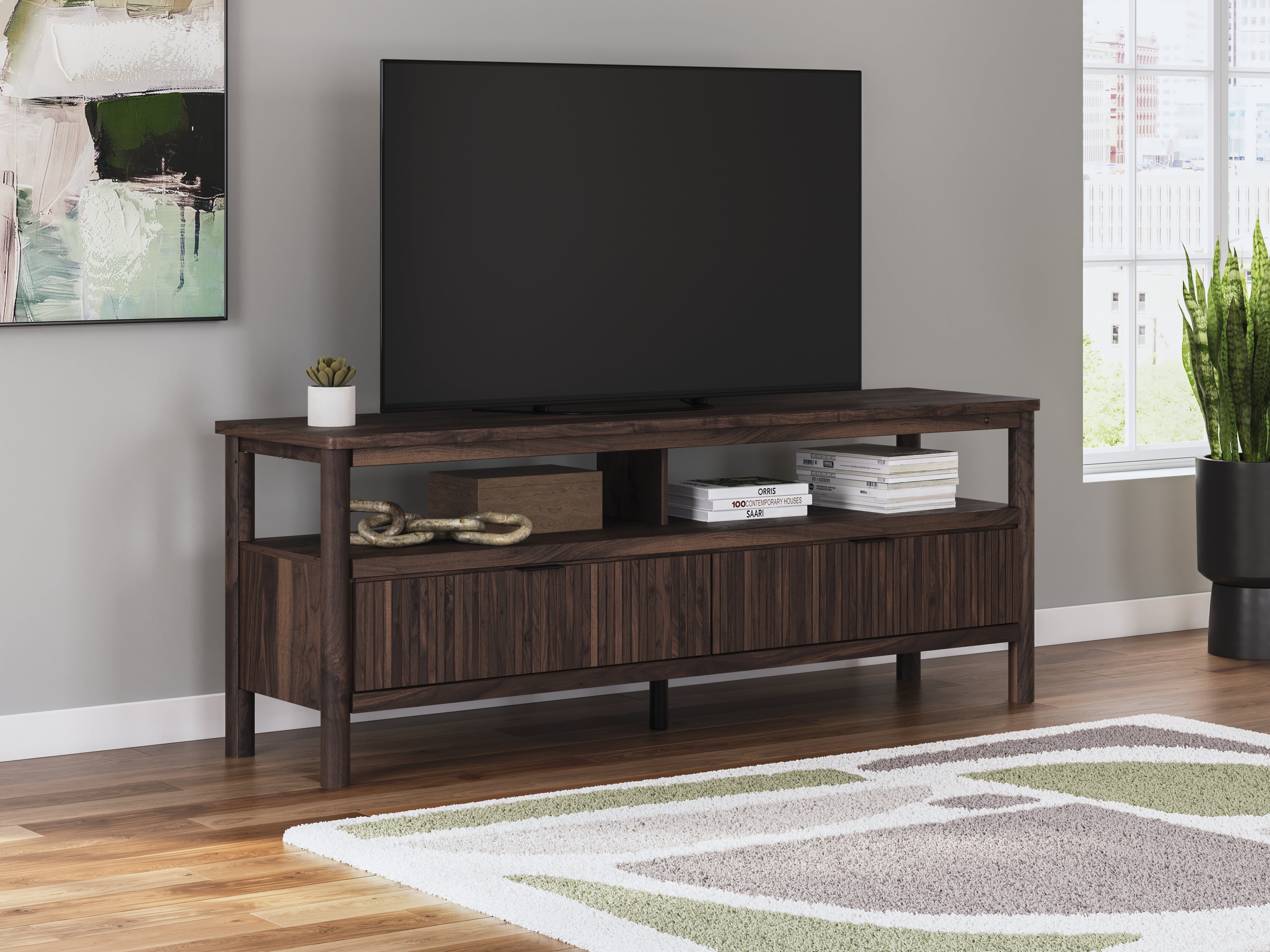 Sectionals for Less - Ashley Furniture - Cadmori TV Stand - 72" / Brown - W2614-68