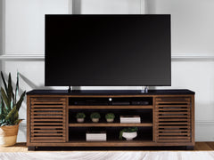 Sectionals for Less - Ashley Furniture - Kallari 84" TV Stand - 84" / Warm Brown/Black - W737-78